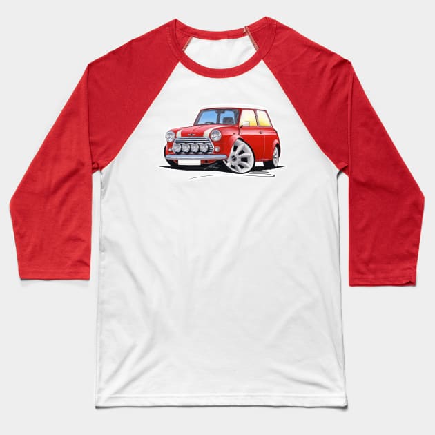 Rover Mini Cooper Sport Red Baseball T-Shirt by y30man5